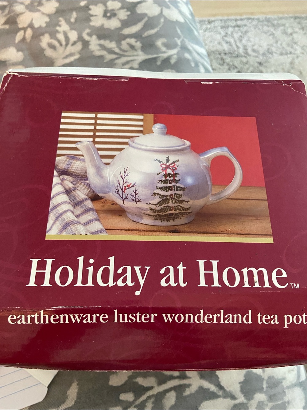 Holiday at Home Christmas Tea pot